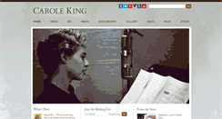 Desktop Screenshot of caroleking.com